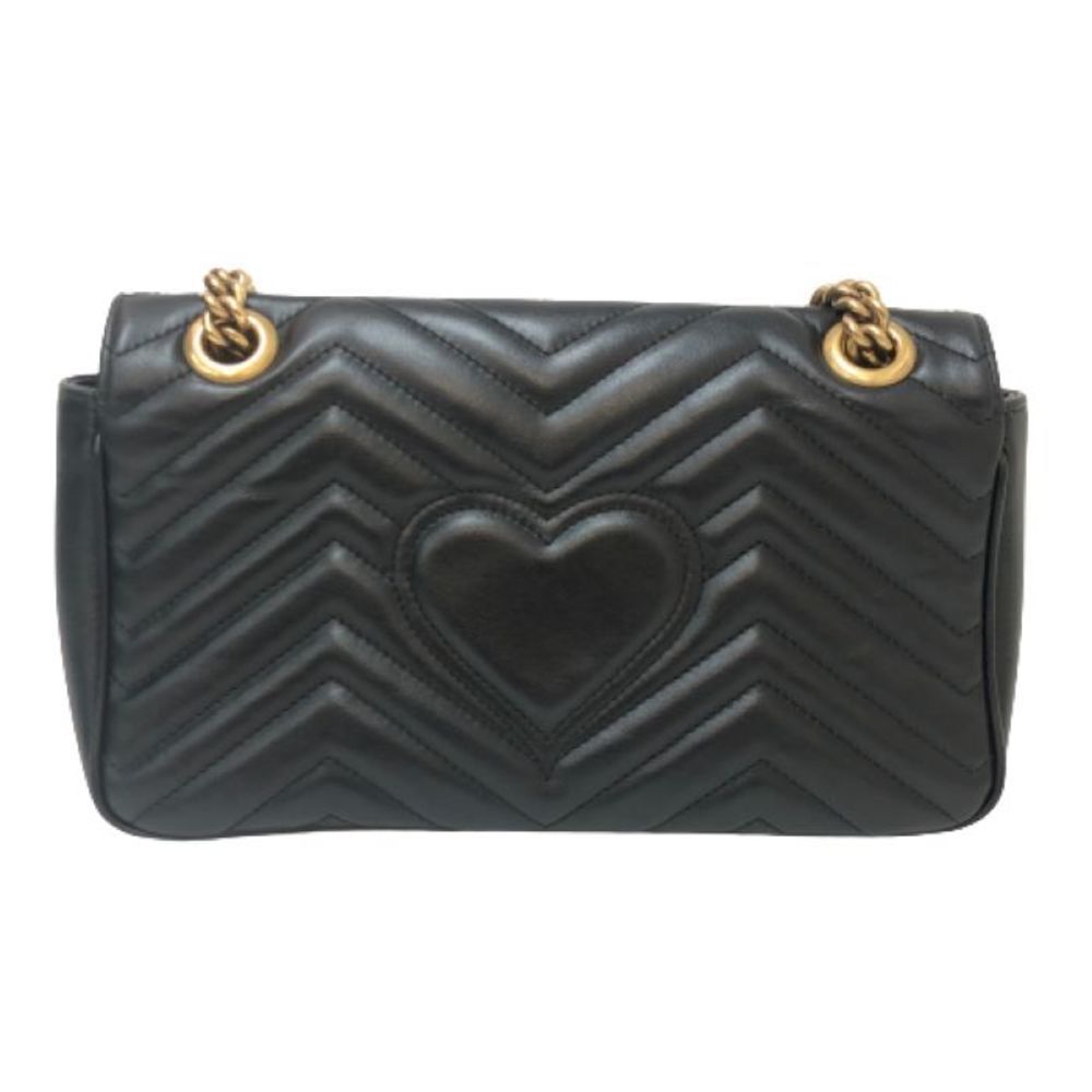 Gucci GG Momant Quilted Shoulder Bag Black - Picture 5 of 10